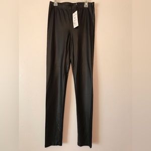 Frank Lyman Women’s Black Stretch Pull-on Pants / Leggings Light Weight Sz 4